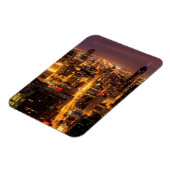 Nachtstadtbild von Chicago Magnet (Linke Seite)