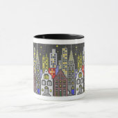 Nachtstädtische Tasse (Zentrum)