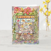 Nachtständer Karte (Gelbe Blume)