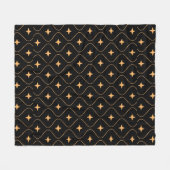 Nachtstars Fleecedecke (Vorderseite (Horizontal))
