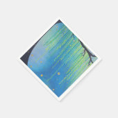 Nachtstars und Blitze Serviette (Ecke)