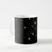 Nachtsterne Sternenhimmel Kaffeetasse (Vorderseite Links)