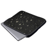 Nachtsterne Sternenhimmel Laptopschutzhülle (Vorne Knopf)