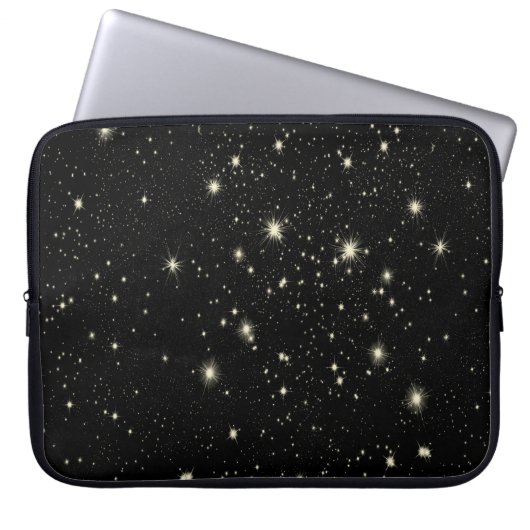 Nachtsterne Sternenhimmel Laptopschutzhülle (Vorderseite)