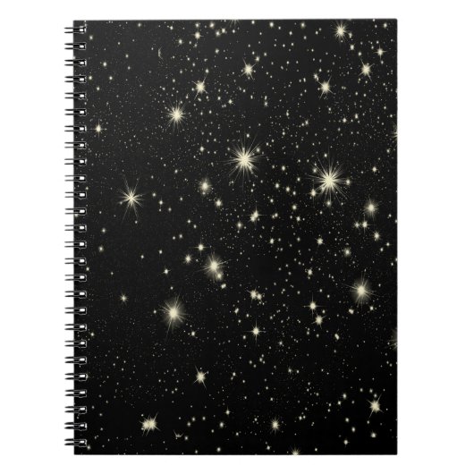 Nachtsterne Sternenhimmel Notizblock (Vorderseite)
