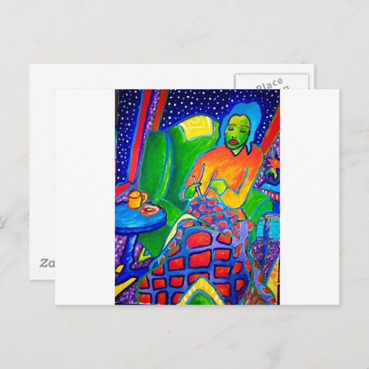 Nachtstich von Piliero Postkarte (Vorne/Hinten)