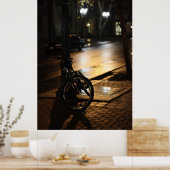 Nachtstraße Poster (Küche)