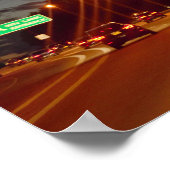 Nachtstraße Poster (Ecke)