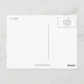 Nachtstraßen von Kairo Postkarte (Rückseite)