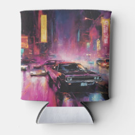 Nachtstraßenrennen in der pulsierenden Stadt Dosenkühler