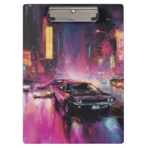 Nachtstraßenrennen in der pulsierenden Stadt