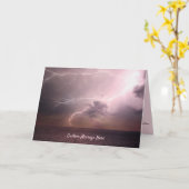 Nachtsturm auf See Blitzkarte Karte (Gelbe Blume)