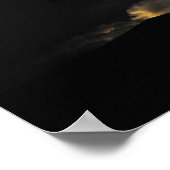 Nachtsturm - Big Bend, Texas Poster (Ecke)