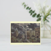 Nachtszene, Buffalo, New York Vintag Postkarte (Stehend Vorderseite)