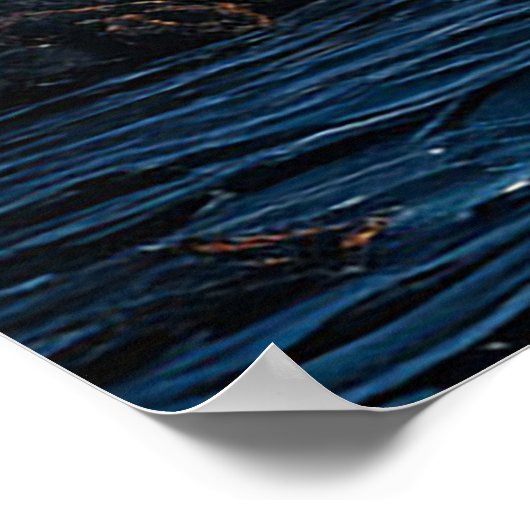 Nachtszene Poster (Ecke)