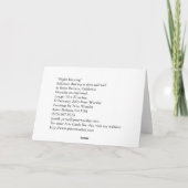 Nachttanz Karte (Rückseite)