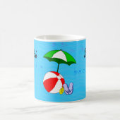 Nachttisch Beach Ball Pool Umbrett Kaffee Tasse (Mittel)