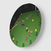 Nachttisch mit Kugeln und Verschluss, Wandleuchte Große Wanduhr (Winkel)