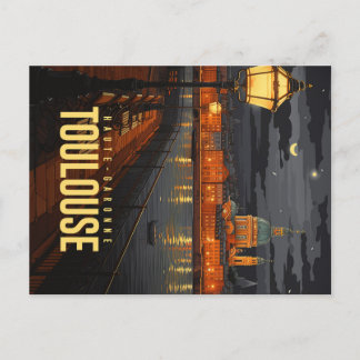 Nachttoulouse Postkarte