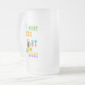 Nachttrinklicht Mattglas Bierglas (Vorderseite Links)