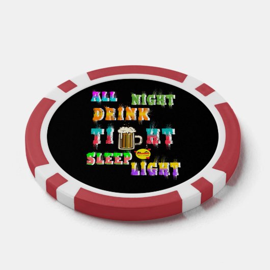 Nachttrinklicht Pokerchips (Einzeln)