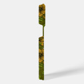 Nachttropischer Garten gelb und grün iPhone Hülle (Rechte Seite)