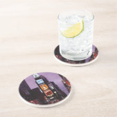 Nachtverkehr auf dem New York Times Square Getränkeuntersetzer (Seite)