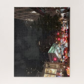 Nachtverkehr im Lincoln Center New York City NYC Puzzle (Vertikal)