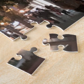 Nachtverkehr im Lincoln Center New York City NYC Puzzle (Seite)