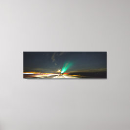 Nachtverkehr Leinwanddruck