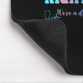 Nachtverschiebung Unterschiedliche Rasse Stethosco Mousepad (Ecke)