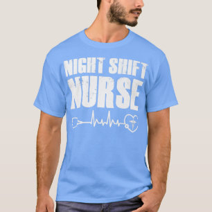 Nachtverschiebung Unterschiedliches Rasse Stethosc T-Shirt