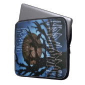 Nachtvögel im Auge Laptopschutzhülle (Vorderseite Links)