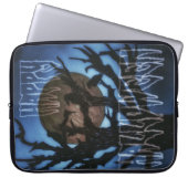 Nachtvögel im Auge Laptopschutzhülle (Vorderseite)