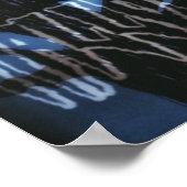 Nachtvögel im Auge Poster (Ecke)