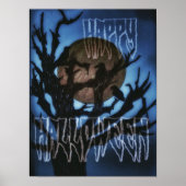 Nachtvögel im Auge Poster (Vorne)