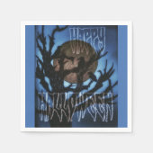 Nachtvögel im Auge Serviette (Vorderseite)