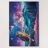 Nachtwache der Eule, Gebirgskette, Watchful Owl Puzzle (Vertikal)