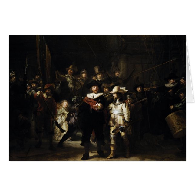 Nachtwache durch Rembrandt (Vorderseite (Horizontal))