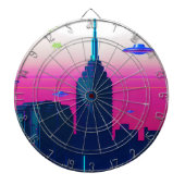 Nachtwache und Vapor Daze Dartscheibe (vorne)