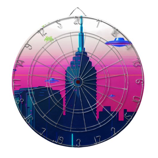 Nachtwache und Vapor Daze Dartscheibe (vorne)