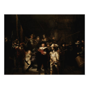Nachtwache von Rembrandt Fotodruck