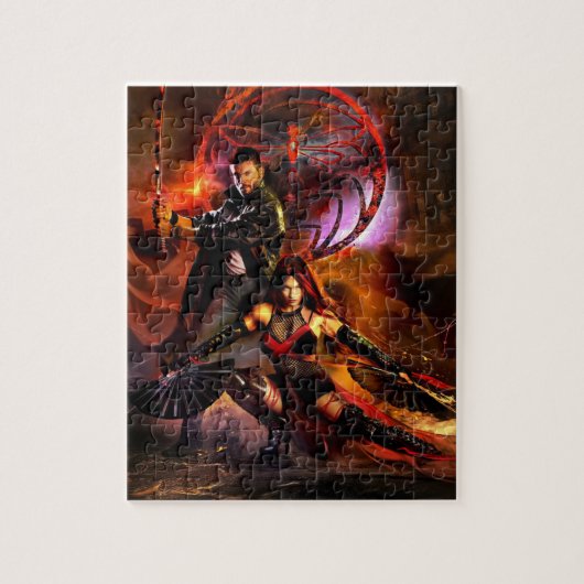 Nachtwache - Wander-Puzzle Puzzle (Vertikal)