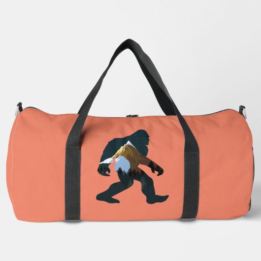 Nachtwald Bigfoot Duffle Bag (Vorderseite)