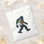 Nachtwald Bigfoot Geschenktütchen (Ausgeschnitten)