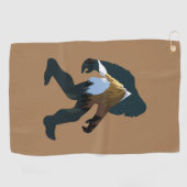Nachtwald Bigfoot Golfhandtuch (Horizontal)