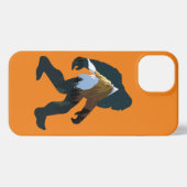 Nachtwald Bigfoot iPhone Hülle (Rückseite (Horizontal))