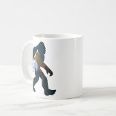Nachtwald Bigfoot Kaffeetasse (Vorderseite Links)