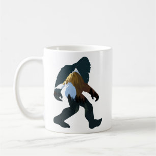 Nachtwald Bigfoot Kaffeetasse
