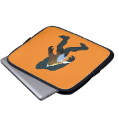 Nachtwald Bigfoot Laptopschutzhülle (Vorne Knopf)